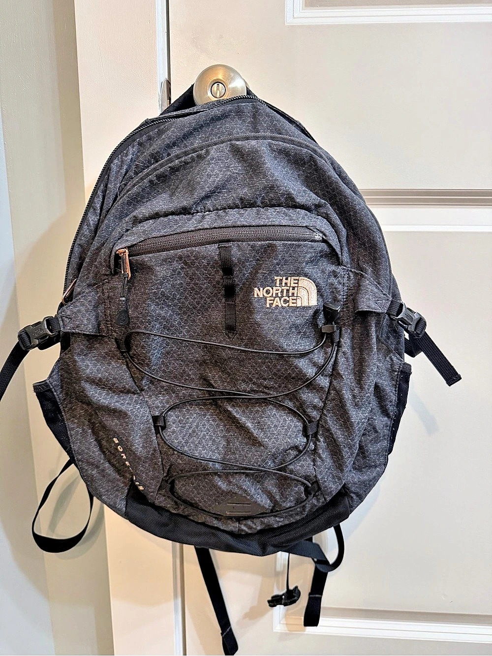 The North Face Borealis Laptop Backpack Black, Gray & Rose Gold